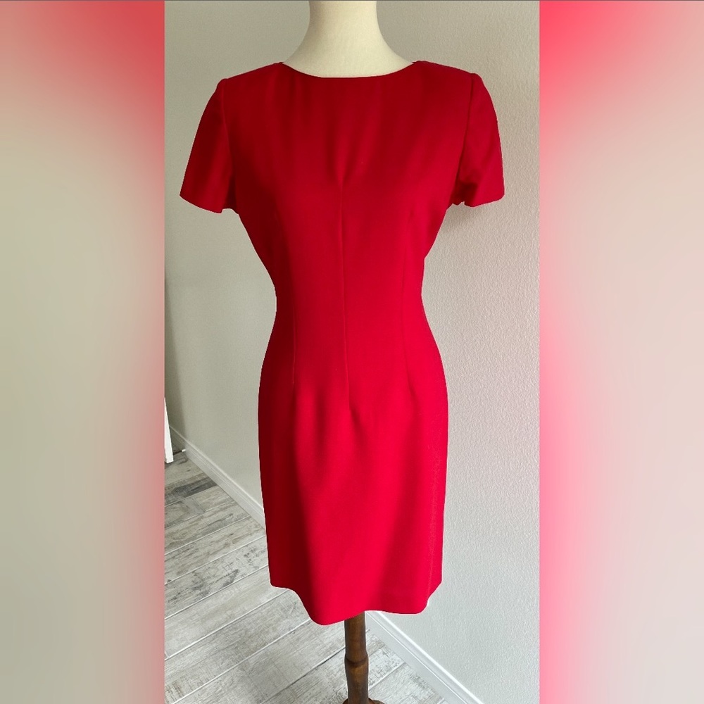 Sergio Soldano wool red dress. Size 42 - US S/M